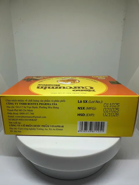 Vi&ecirc;n uống Nghệ Nano Curcumin Rostex