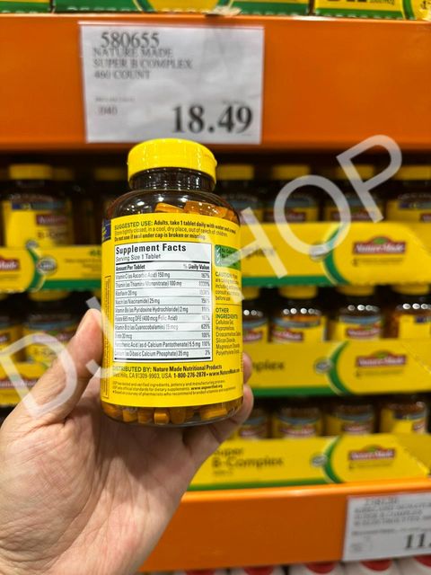 H&igrave;nh ảnh sản phẩm Nature Made Super B-Complex