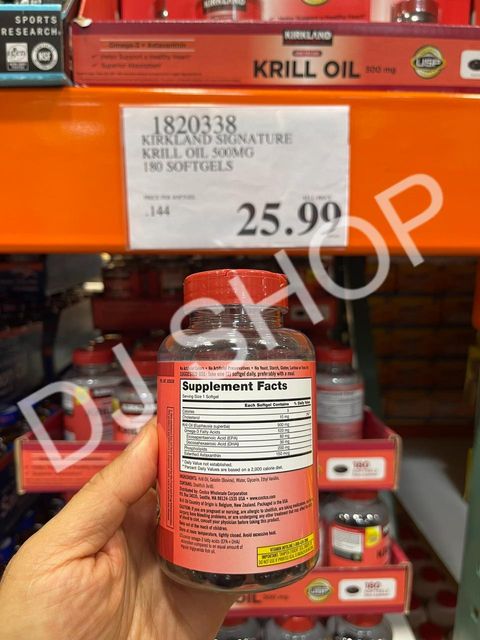 Vi&ecirc;n Uống Dầu Nhuyễn Thể T&ocirc;m Krill Oil Kirkland Signature 180v - Đ&aacute;nh Gi&aacute; Sản Phẩm