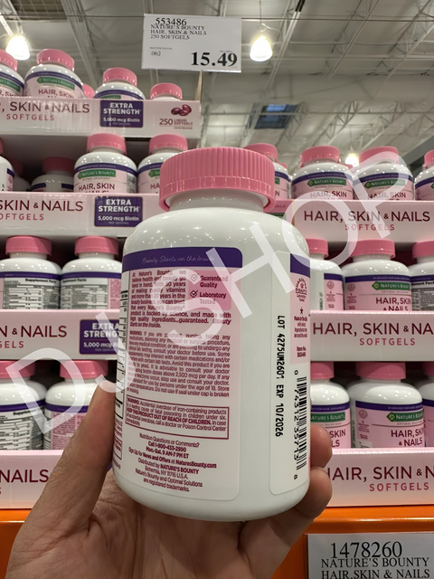 Hair Skin Nail Nature's Bounty 250 Vi&ecirc;n