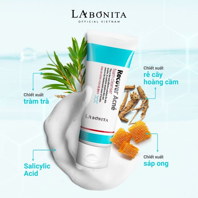 Sữa Rửa Mặt Cho Da Dầu Mụn LaBonita