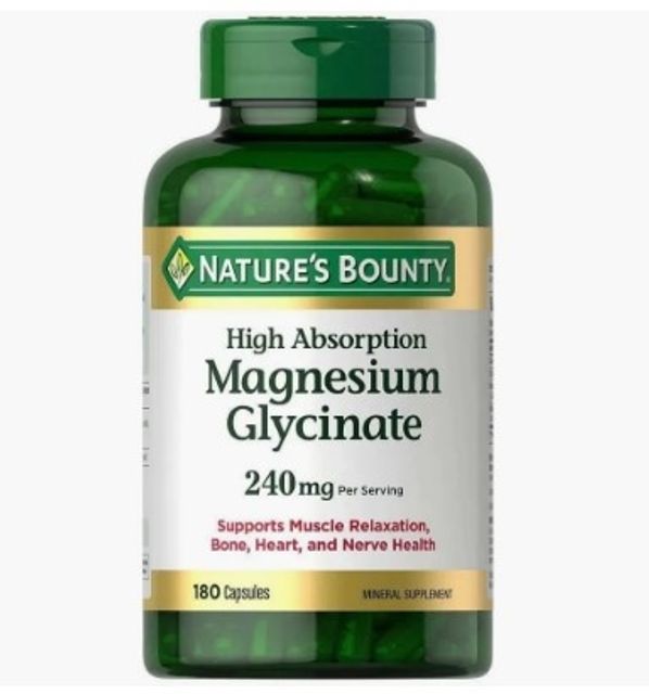 Vi&ecirc;n uống bổ sung Magie Glycinate Nature's Bounty