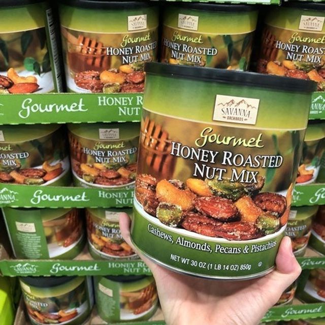 Hạt Hỗn Hợp Tẩm Mật Ong Savanna Gourmet Honey Roasted Nut Mix