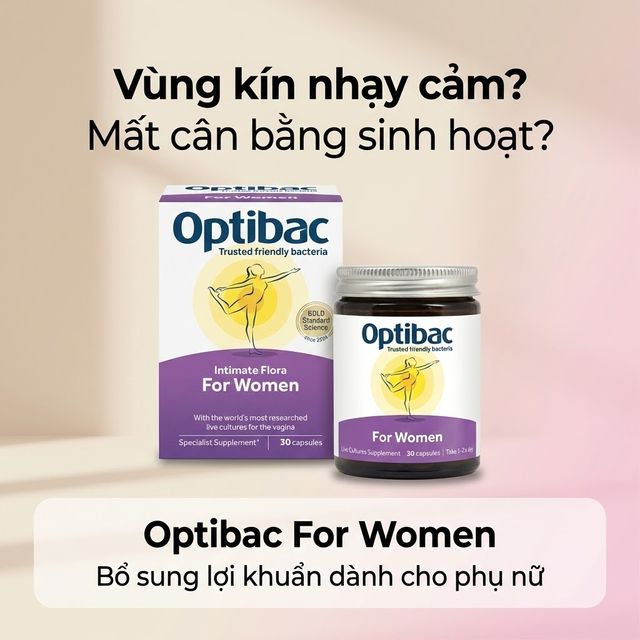 Vi&ecirc;n Uống Men Vi Sinh Optibac For Women