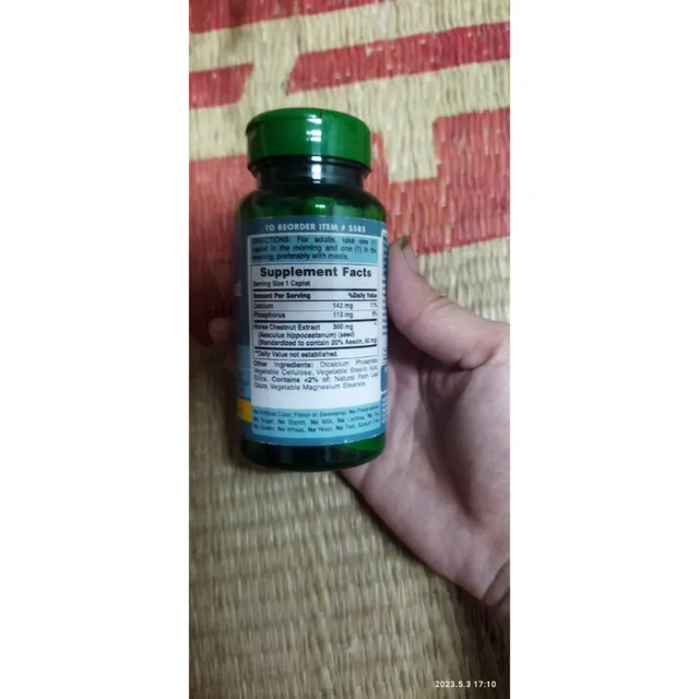 Vi&ecirc;n uống hỗ trợ suy gi&atilde;n tĩnh mạch ch&acirc;n Horse Chestnut 300mg
