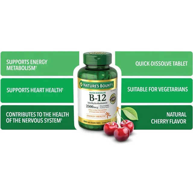 [Date 2028] Vi&ecirc;n bổ sung vitamin B12 Nature's Bounty B12 - Shop Songna