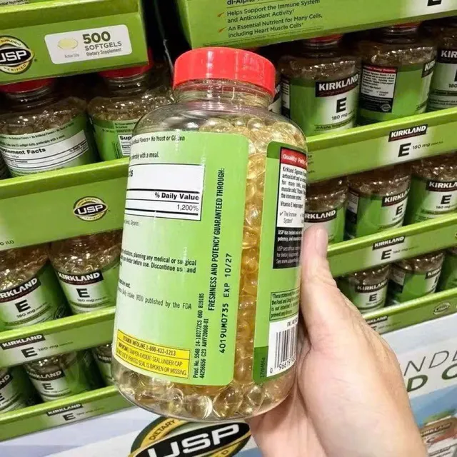 Vi&ecirc;n Vitamin E Kirkland