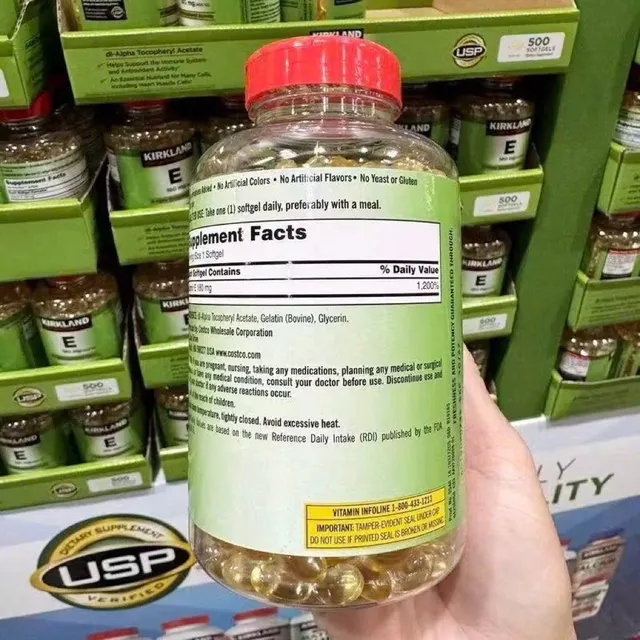 Vi&ecirc;n Vitamin E Kirkland
