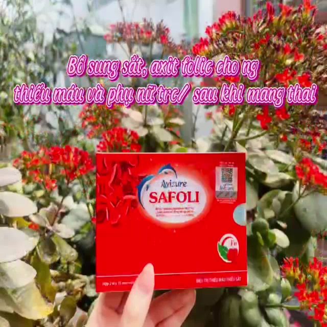 Vi&ecirc;n bổ sung sắt v&agrave; Acid Folic Cho B&agrave; Bầu Safoli Avisure