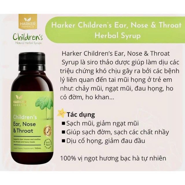 H&igrave;nh ảnh Siro Harker Herbals