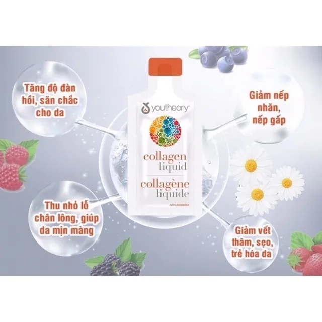 Nước Uống Bổ Sung Collagen Vị D&acirc;u t&aacute;m Youtheory