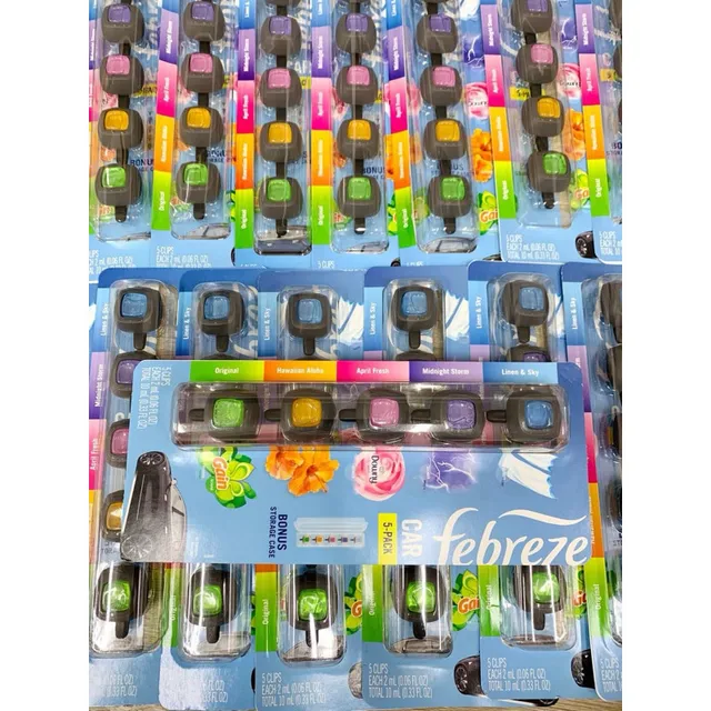 Nước hoa &ocirc; t&ocirc; Febreze Air Freshener Car Vent Clips