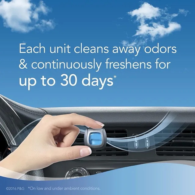 Nước hoa &ocirc; t&ocirc; Febreze Air Freshener Car Vent Clips