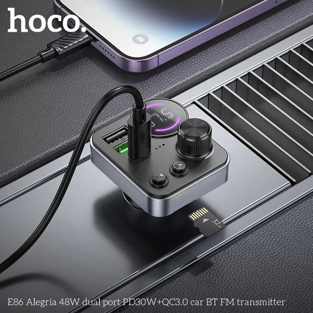 Navigating with Tẩu sạc &ocirc; t&ocirc; Hoco E86