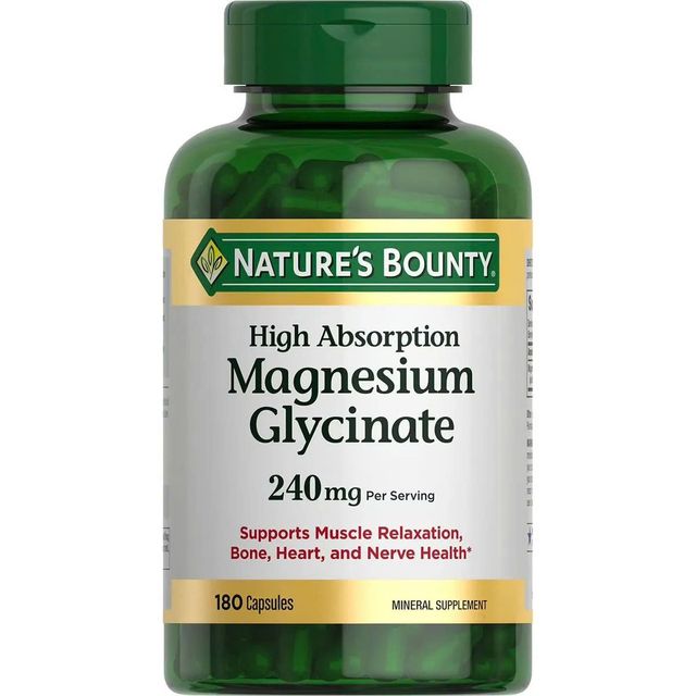 Vi&ecirc;n Magnesium Glycinate 240mg 180 vi&ecirc;n Nature&rsquo;s Bounty