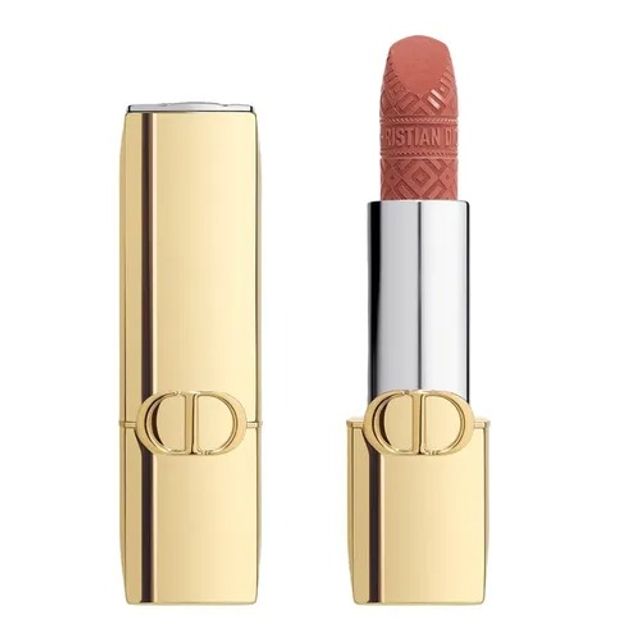 Son Dior Rouge Dior Lipstick Limited Edition Golden Case 284 Rose Bavarde