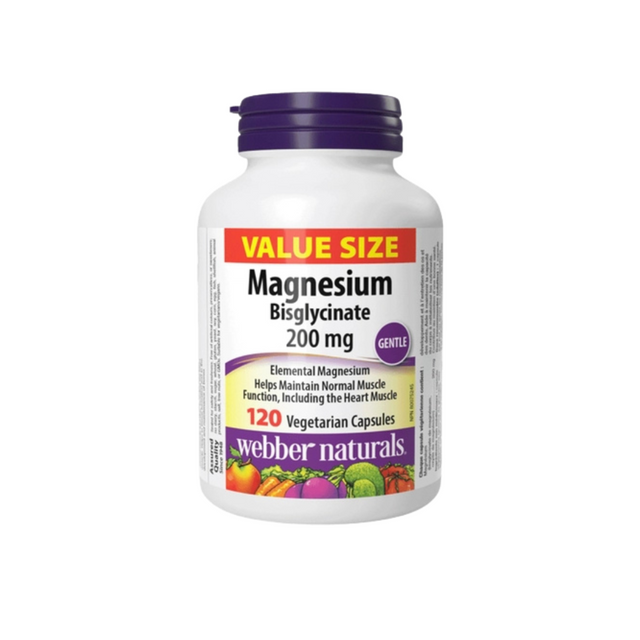 Magnesium Bisglycinate L/120v WEBBER NATURALS