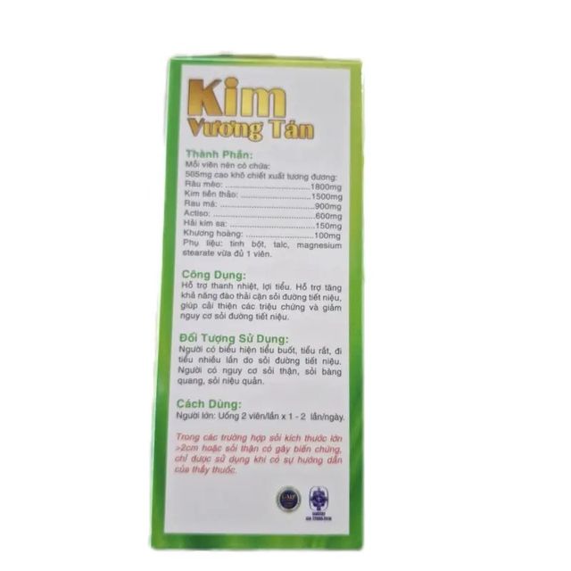 Kim vương t&aacute;n - Khắc tinh của sỏi đường tiết niệu