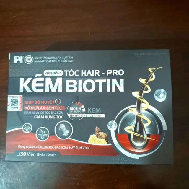 Kẽm Biotin T&oacute;c Hair-Pro