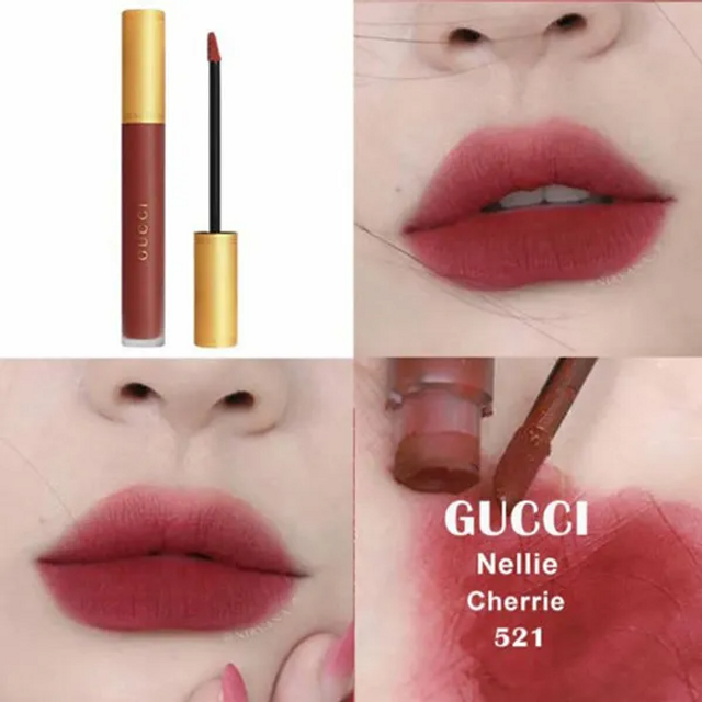 Son Kem Gucci Liquid Matte 521 Nellie Cherrie