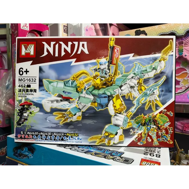 Xếp h&igrave;nh lắp gh&eacute;p l&ecirc; g&ocirc; NINJA Rồng 1632