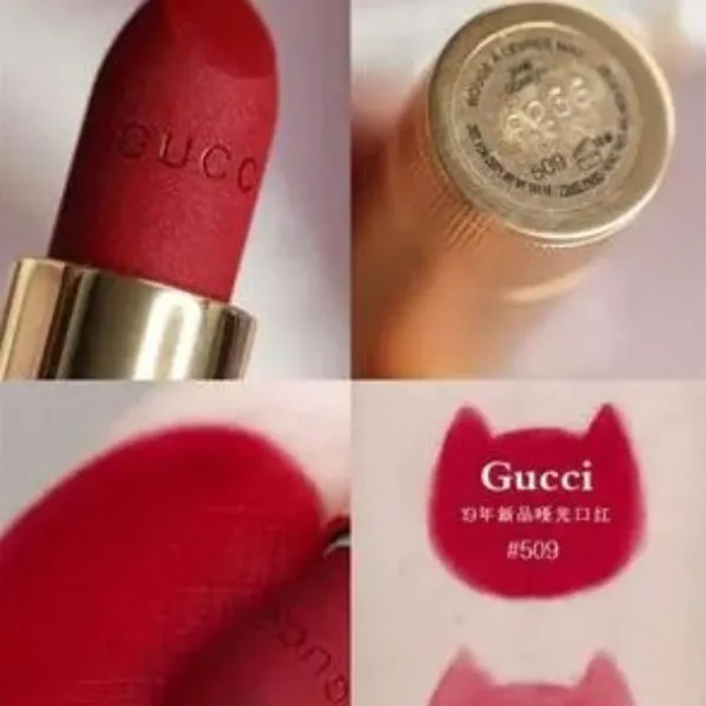 Son Gucci - M&agrave;u Đỏ Lạnh