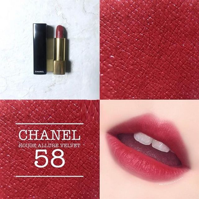 Son Chanel 58 Rouge Vie M&agrave;u Đỏ Mận