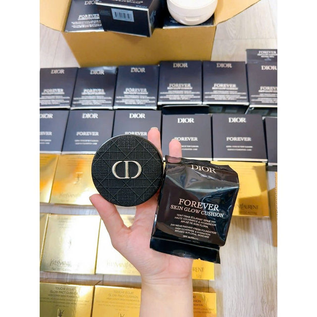 Vỏ Hộp Phấn Nước Dior Forever Cushion Case Vinyle Cannage