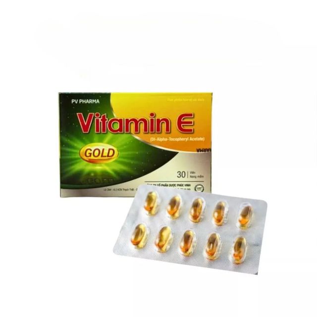 Vi&ecirc;n Uống Vitamin E GOLD PVPharma