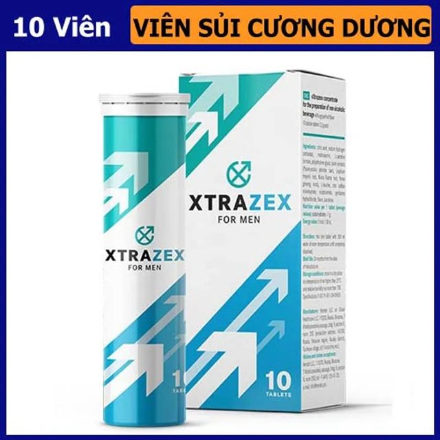 (Hàng công ty) Viên sủi XTRAZEX – VIÊN SỦI CHẤT LƯỢNG DÀNH CHO QUÝ ÔNG Chính hãng