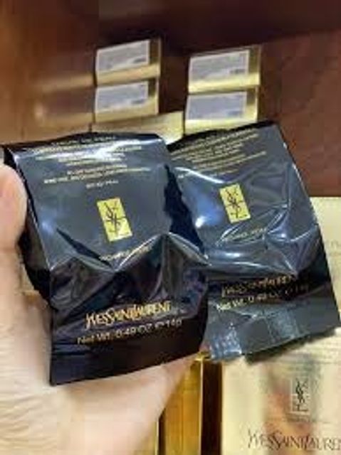 Set Lõi Phấn Nước Cushion Yves Saint Laurent YSL Luminous Matte SPF 33 Tone 20 - Phấn Trang Điểm Chống Nắng Sang Trọng C - hình ảnh thực tế