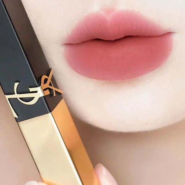 Son Yves Saint Laurent YSL The Slim Couture Matte Lipstick M&agrave;u 1977 Pink Voyage Hồng Đ&agrave;o