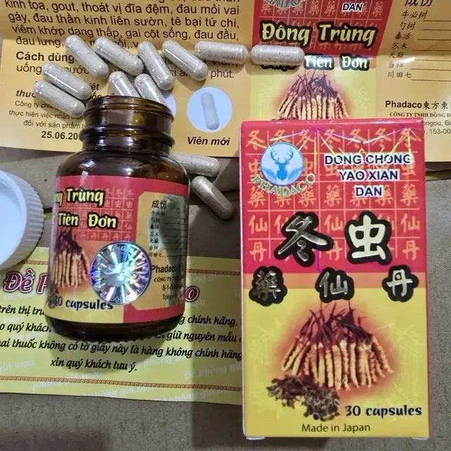Đ&ocirc;ng tr&ugrave;ng dược ti&ecirc;n đơn Japan