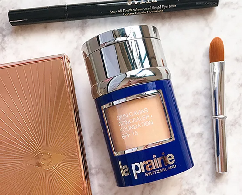Kem Nền Che Khuyết Điểm La Prairie Skin Caviar Concealer Foundation SPF 15 Tone NC10 - Lớp Nền Tự Nhiên, 30ml Chính Hãng - hình ảnh thực tế