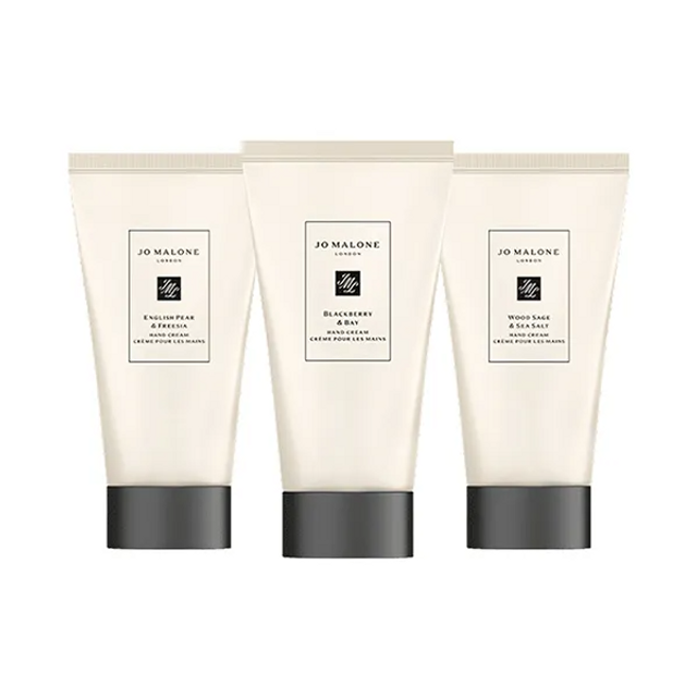 Set Kem Dưỡng Da Tay Jo Malone Cao Cấp - Bộ 3 Kem Dưỡng 30ml Kèm Túi, Dưỡng Ẩm Chuyên Nghiệp Cho Da Mềm Mại, Quà Tặng Sa - hình ảnh thực tế