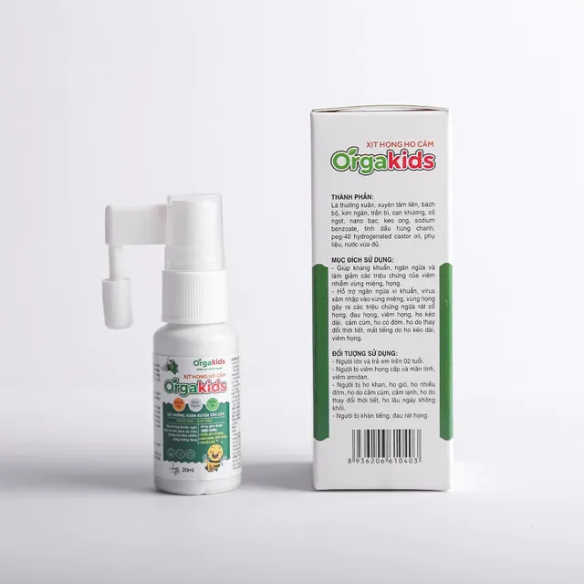 Th&agrave;nh phần tự nhi&ecirc;n của Orgakids