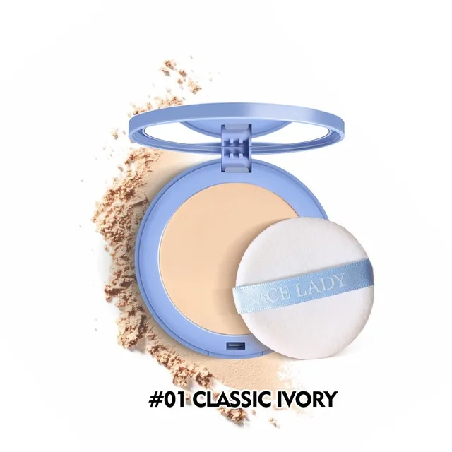 Phấn Phủ SACE LADY Kiềm Dầu Tone 01 Classic Ivory