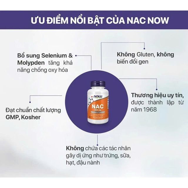 Vi&ecirc;n uống thải độc gan NAC