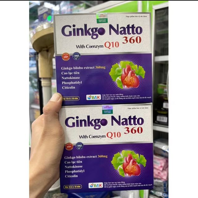 Vi&ecirc;n uống bổ n&atilde;o Ginkgo Natto