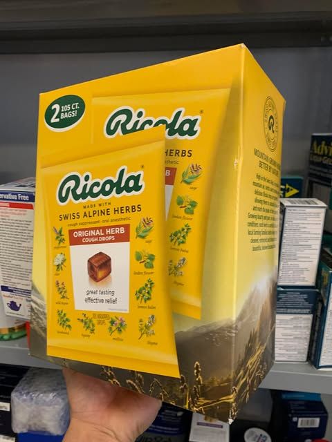 Kẹo sản phẩm thảm thực Ricola