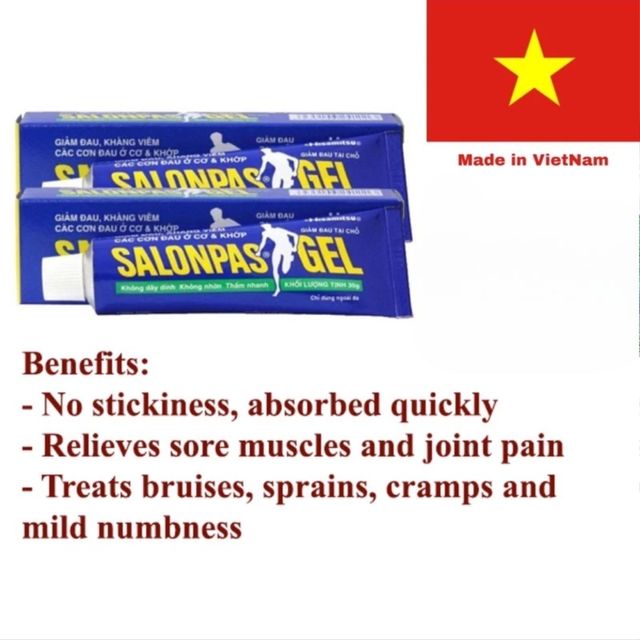 Salonpas gel 30g - h&igrave;nh ảnh 2