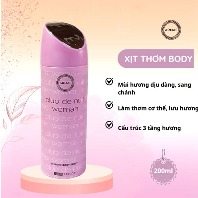 Hương Nước Hoa Armaf Club De Nuit Woman