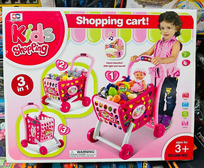 Đồ chơi nhập vai xe đẩy mua sắm si&ecirc;u thị