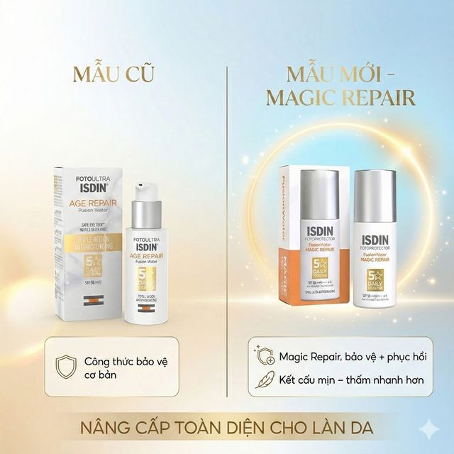 Kem Chống Nắng ISDIN FotoUltra Age Repair Fusion Water SPF50