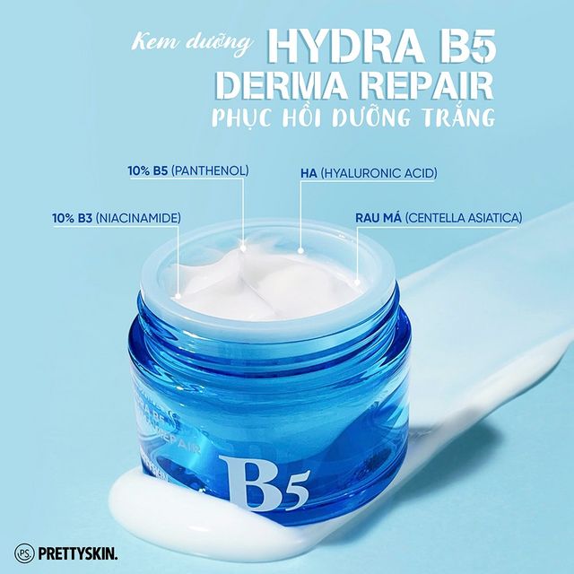 Kem Dưỡng Ẩm Prettyskin Hydra B5 Derma Repair Cream