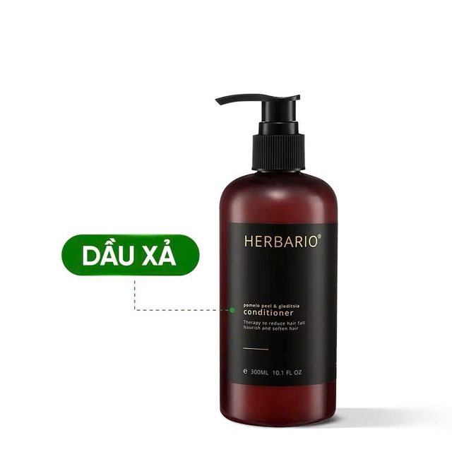 Dầu xả Vỏ bưởi & Bồ kết HERBARIO 300ml