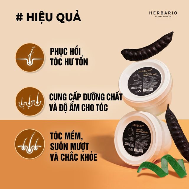 Đặt h&agrave;ng Kem ủ t&oacute;c bồ kết & vỏ bưởi