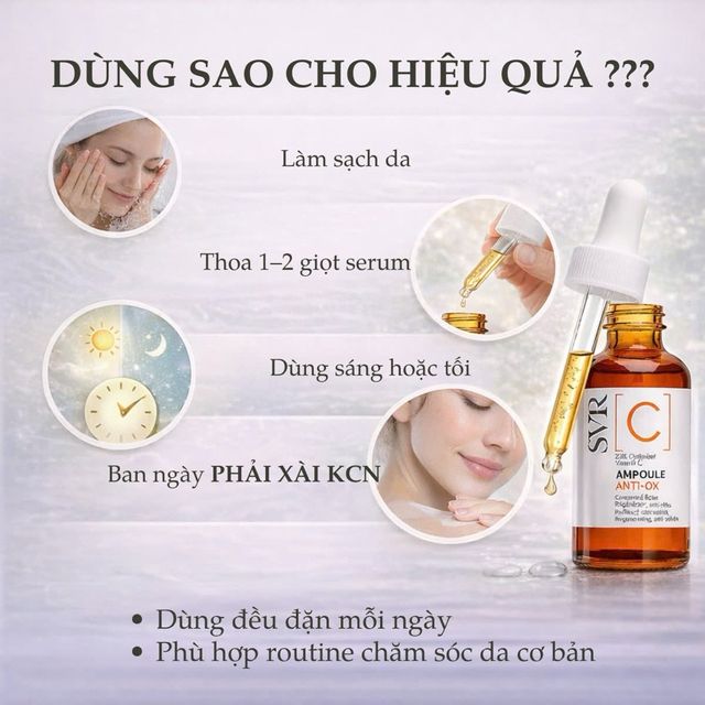 Serum Vitamin C SVR C Ampoule Anti-Ox 30ml