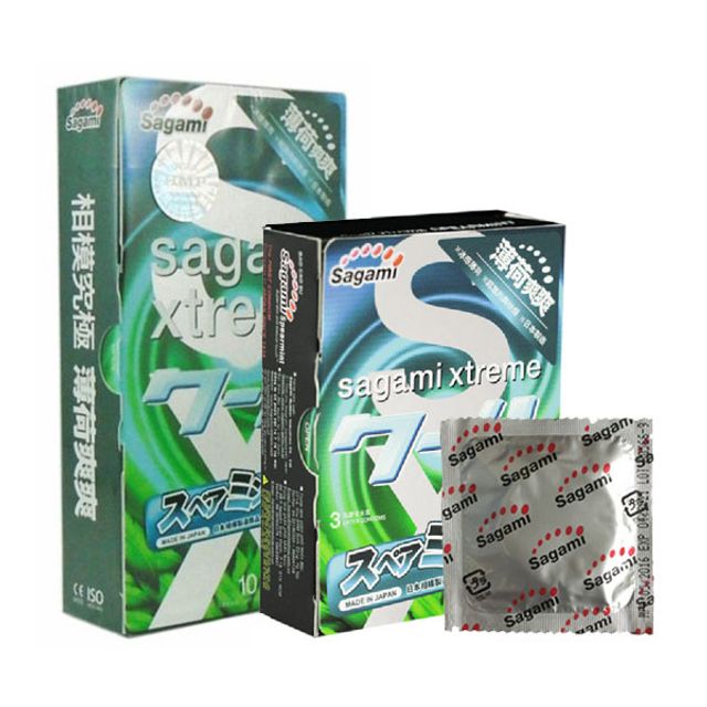 Bao Cao Su Sagami Xtreme Spearmint - H&igrave;nh 2