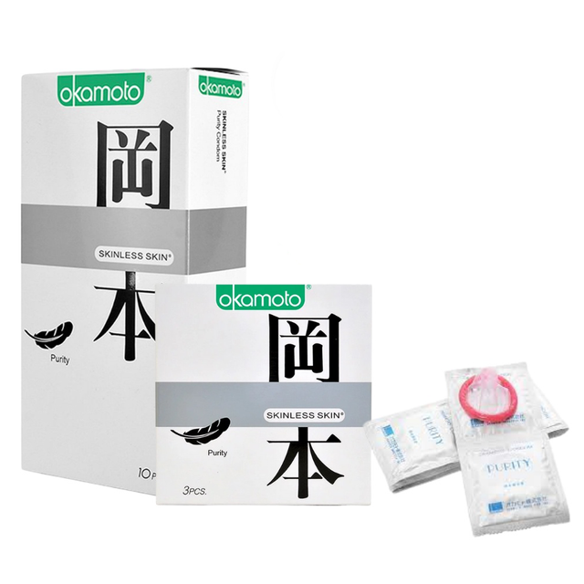 Bao Cao Su Okamoto Skinless Skin Purity Kh&ocirc;ng M&ugrave;i Tinh Khiết
